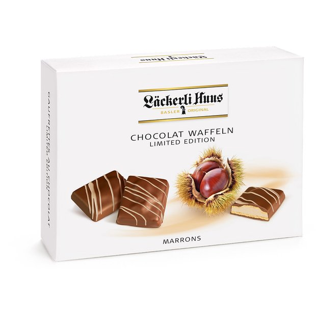 Gaufrettes de chocolat aux marrons 195g