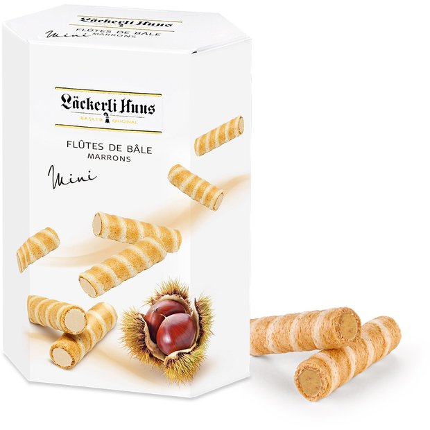 Flûtes de Bâle Mini aux marrons 155g