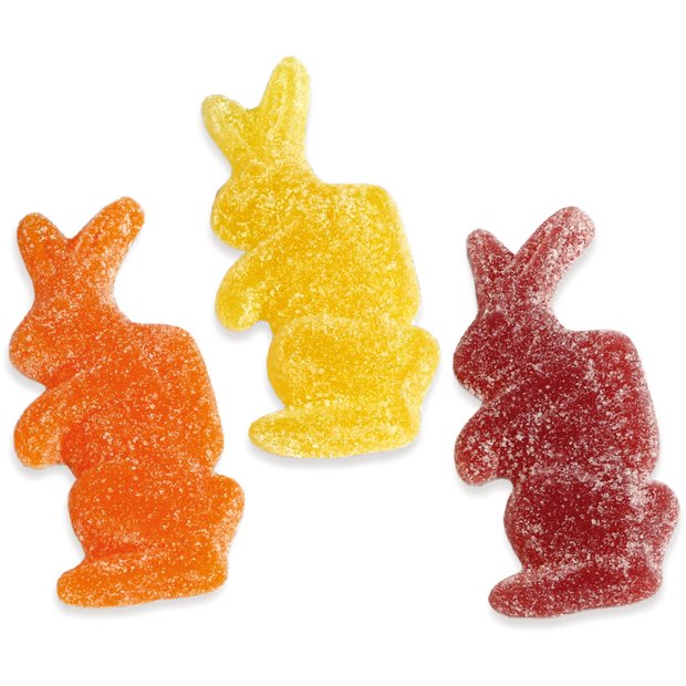 Gelée Bunnies, 10 items, assorted, 320g